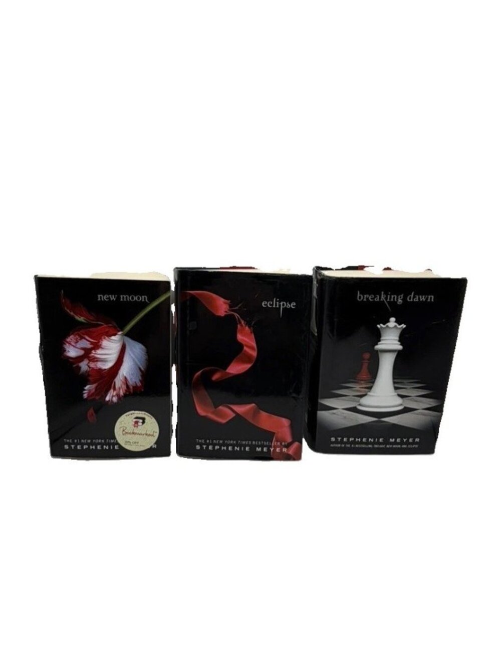 Twilight Saga Lot of 3 New Moon Eclipse Breaking Dawn 1st Ed HC PB USA